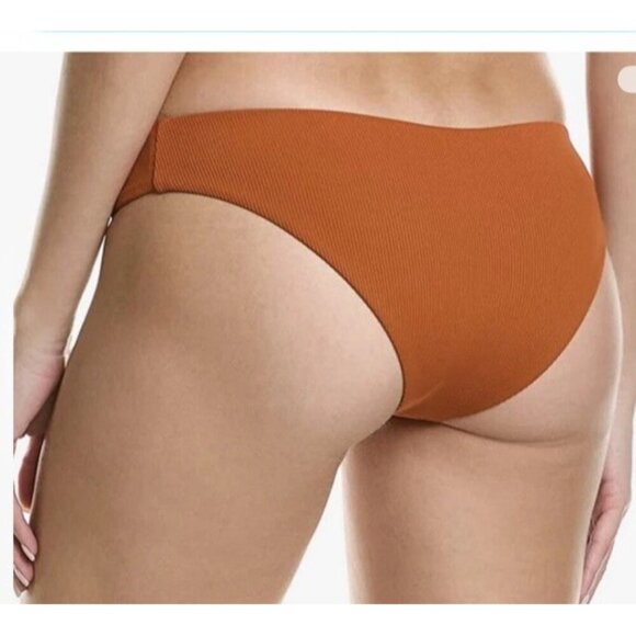 L Space Bikini Bottom Brown Women's Ribbed Sandy Classic size Large - Picture 4 of 9